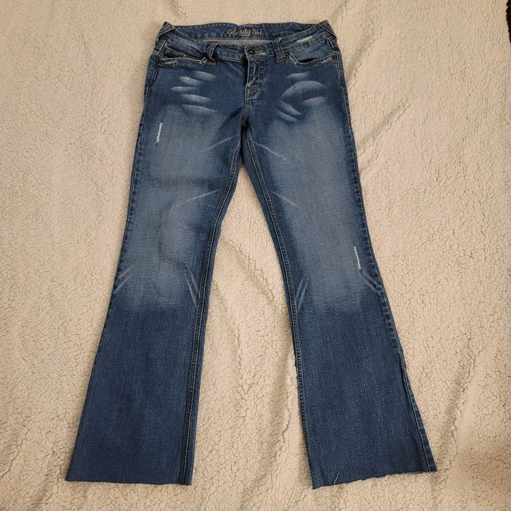 Celebrity Pink Jeans Retro Vintage Y2K